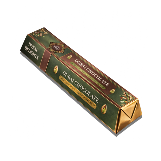Dubai Delights | 80g Pistachio Kunafa Bar